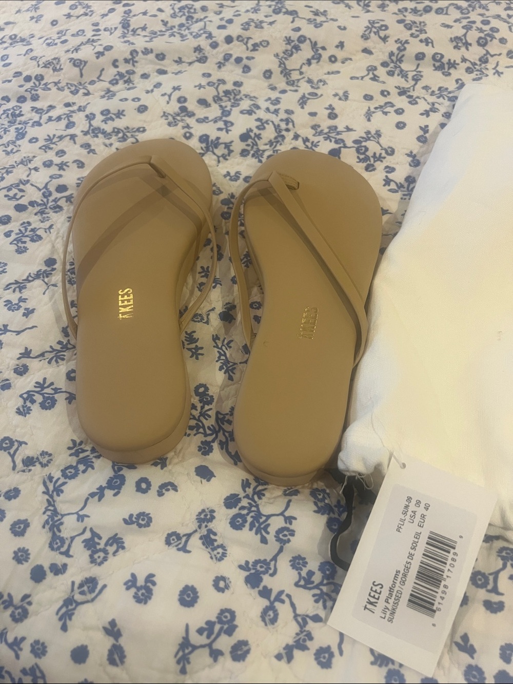 TKEES Women’s Tan Minimalist Slide Sandals